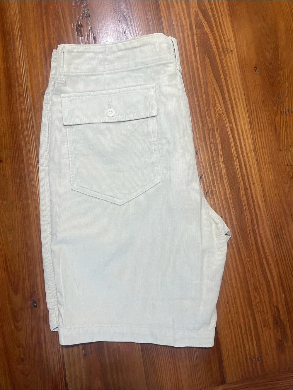 NWT Outerknown Men's Seventyseven Cord Utility Shorts / Color: Clay - Picture 5 of 6